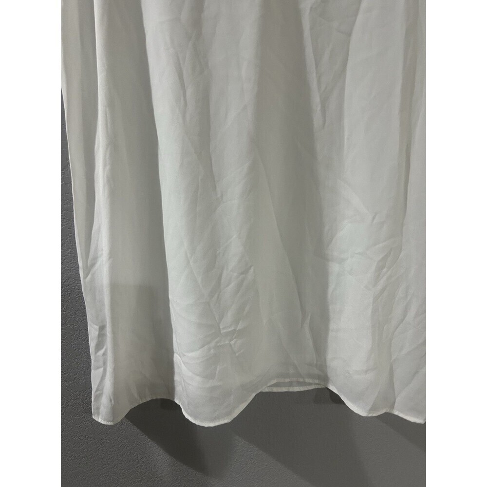 Lulus Freestyle Shift Dress Off White Short Sleeve Vneck Dress Size M - Picture 4 of 14